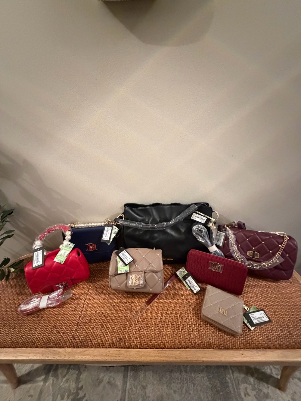 Lot of Badgley Mischka Bags & Wallets
